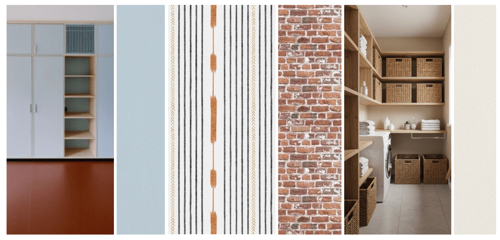 planche d'ambiance buanderie